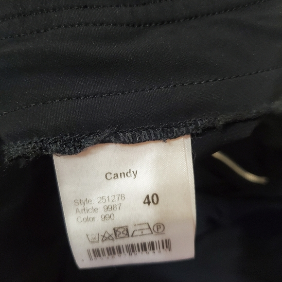 Raffaello Rossi Jogger Candy Stretch Pant. Black. Size 10 US. 28" Inseam. - Picture 7 of 13